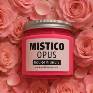 #misticoopus-Mistico-Opus-Organic Soy Wax Candle-Large-Jar-Rose